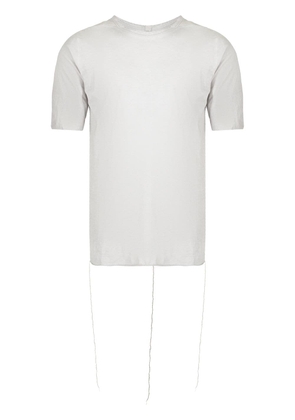 Isaac Sellam Experience tape-detail short-sleeved T-shirt - Grey