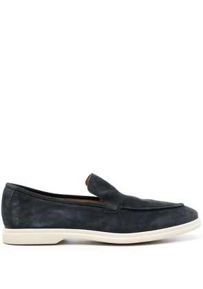 Eleventy calf suede loafers - Blue