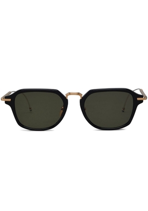 Thom Browne Eyewear geometric-frame tinted sunglasses - Black