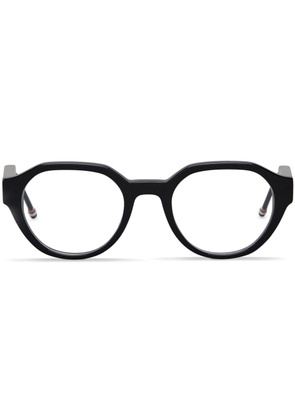 Thom Browne Eyewear round-frame clear glasses - Black