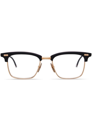 Thom Browne Eyewear rectangle-frame glasses - Black