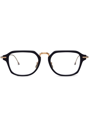 Thom Browne Eyewear rectangle-frame glasses - Blue