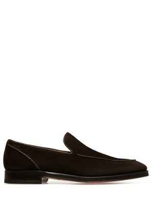 Bally Schon contrast-stitching loafers - Brown