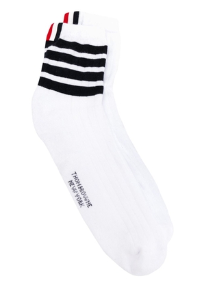Thom Browne 4-Bar ankle socks - White