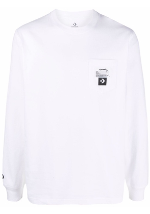 Converse logo-print sweatshirt - White