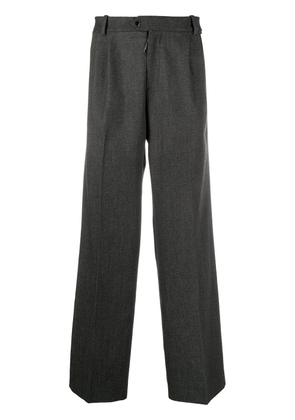 Off-White twill pleated tailored trousers - Grey