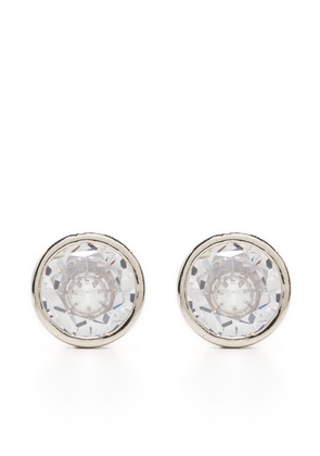 Kenneth Jay Lane crystal-embellished earrings - Silver