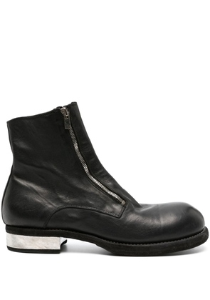 Guidi GR07FZI leather ankle boots - Black