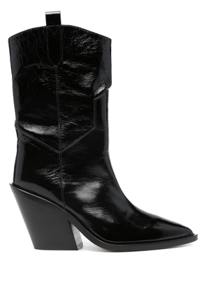 IRO Mazola 100mm leather boots - Black