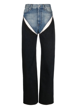 Y/Project straight-leg cotton jeans - Blue
