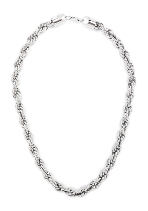 DARKAI 90's rope-chain metal necklace - Silver