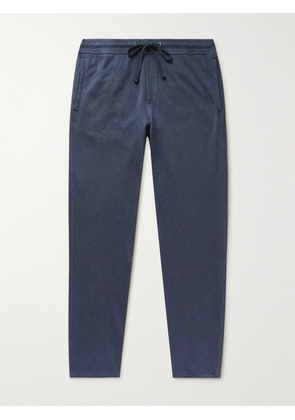 James Perse - Straight-Leg Supima Cotton-Jersey Sweatpants - Men - Blue - 1