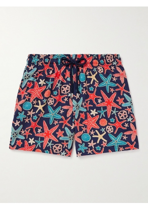 Vilebrequin - Moorise Straight-Leg Mid-Length Printed Recycled Swim Shorts - Men - Blue - S