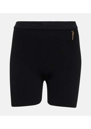 Jacquemus Le Short Pralu ribbed-knit shorts