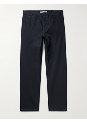 Norse Projects - Aros Heavy Straight-Leg Organic Cotton Trousers - Men - Blue - UK/US 28
