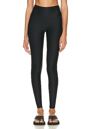 alo High Waisted Airlift Legging in Black - Black. Size L (also in M, S,  XL, XS).