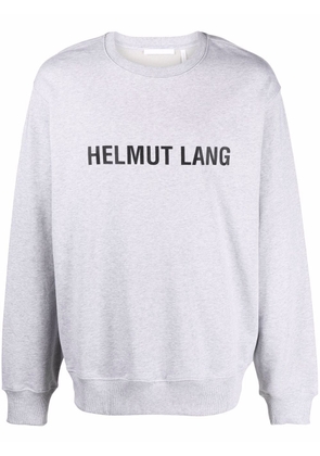 Helmut Lang logo crew-neck sweatshirt - Grey
