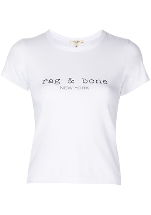rag & bone logo-print T-shirt - White