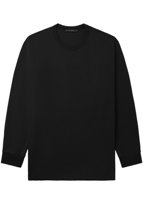 Roar slogan-print cotton sweatshirt - Black