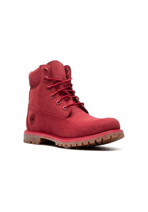Timberland Premium 6 inch Waterproof 'Ruby Nubuck' boots - Red