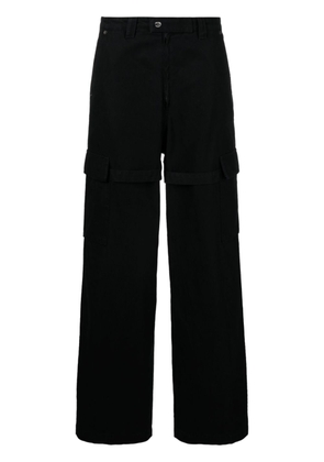 AMBUSH straight-leg cotton cargo trousers - Black