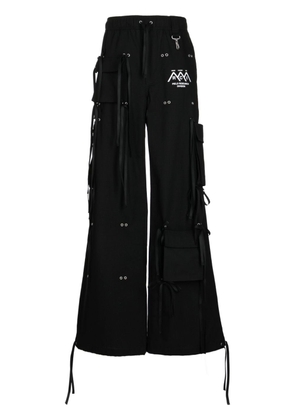 Reese Cooper Modular Pockets wide-leg cargo trousers - Black