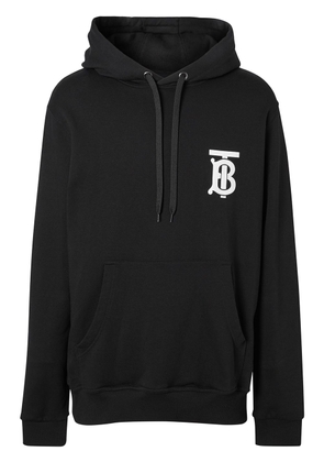 Burberry monogram-motif hoodie - Black