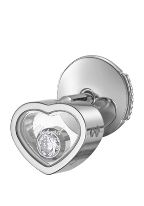 Chopard White Gold And Diamond My Happy Hearts Single Earring