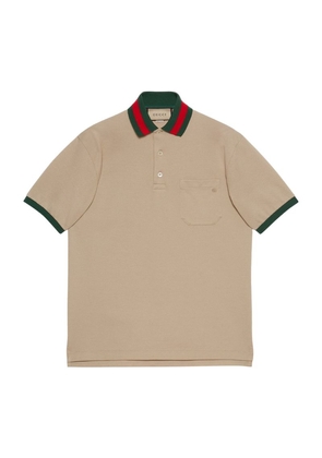 Gucci Cotton Piqué Polo Shirt