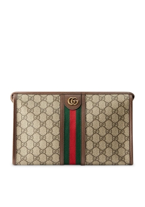 Gucci Leather Ophidia GG Wash Bag