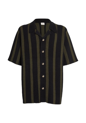 Nanushka Terry-Knit Striped Shirt