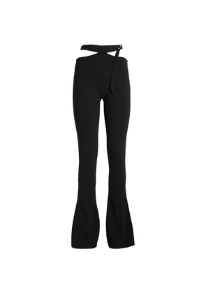 The Attico Cut-Out Flared Trousers