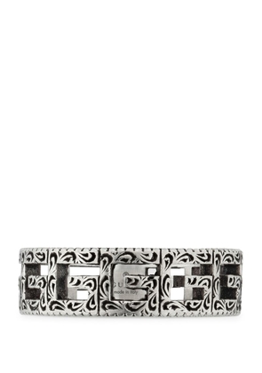 Gucci Silver Ring With Square G