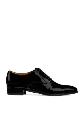 Gucci Patent Leather Oxford Shoes