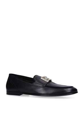 Dolce & Gabbana Leather Dg Loafers