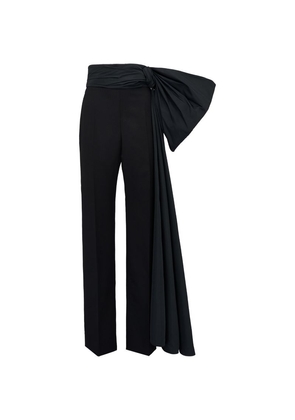 Alexander Mcqueen Bow-Detail Tailored Trousers