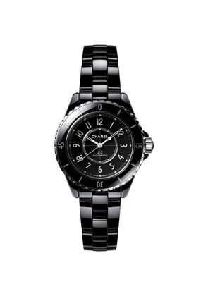 Chanel Ceramic And Steel J12 Calibre 12.2 Watch 33Mm