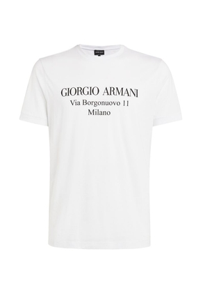 Giorgio Armani Cotton Logo T-Shirt