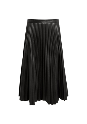 Proenza Schouler Faux Leather Pleated Midi Skirt
