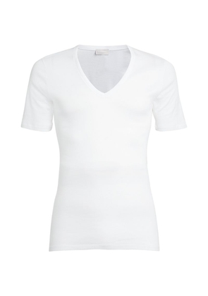 Hanro Cotton Pure V-Neck T-Shirt