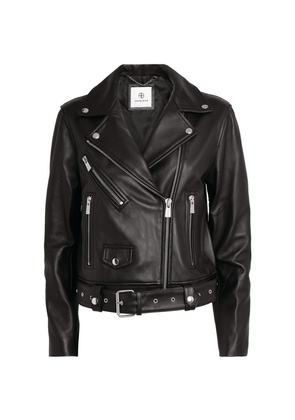 Anine Bing Leather Benjamin Biker Jacket
