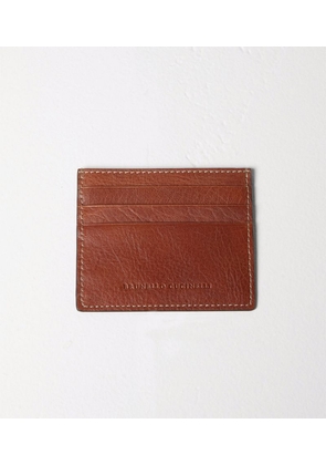 Brunello Cucinelli Leather Mini Card Holder
