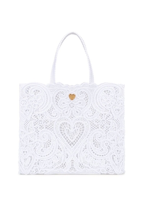 Dolce & Gabbana Small Cordonetto Lace Beatrice Tote Bag