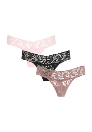 Hanky Panky Lace Low-Rise Thong (Pack Of 3)