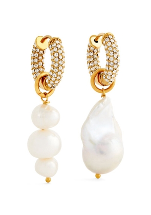 Timeless Pearly Pearl Mismatched Earrings