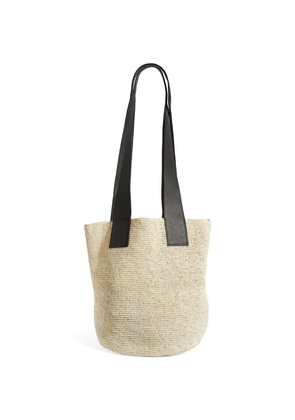 Sensi Studio Medium Toquilla Straw Cross-Body Bag