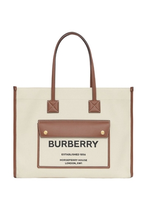 Burberry Medium Canvas Freya Tote Bag