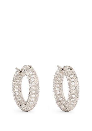 Jil Sander Crystal-Embellished Brilliance Hoop Earrings