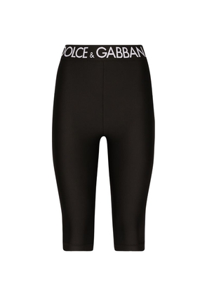 Dolce & Gabbana Logo Waistband Short Leggings