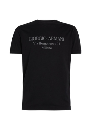 Giorgio Armani Cotton Printed T-Shirt